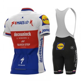 Set Kurzarmtrikot + Trägerhose 2021 Deceuninck-Quick-Step N005